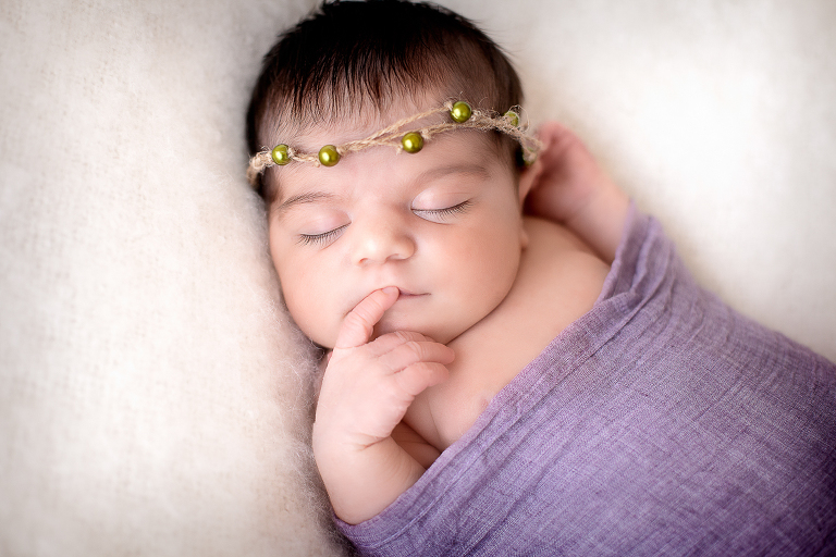 photographe nouveau-né aunay sur odon bébé qui dort