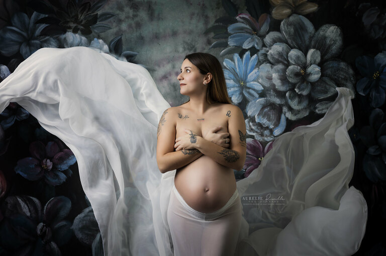 photographe grossesse studio artistique clecy